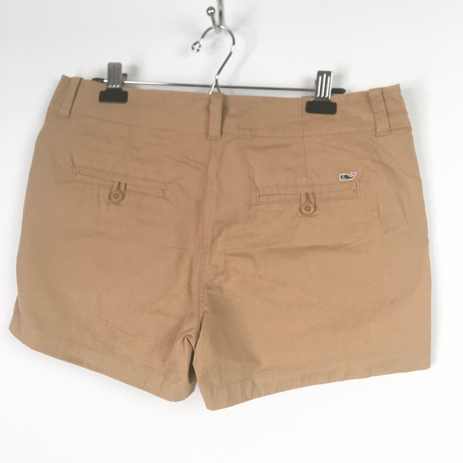 Vineyard Vines Every Day Shorts Womens 12 NEW Officer Khaki Tan 3 1/2 In Chino