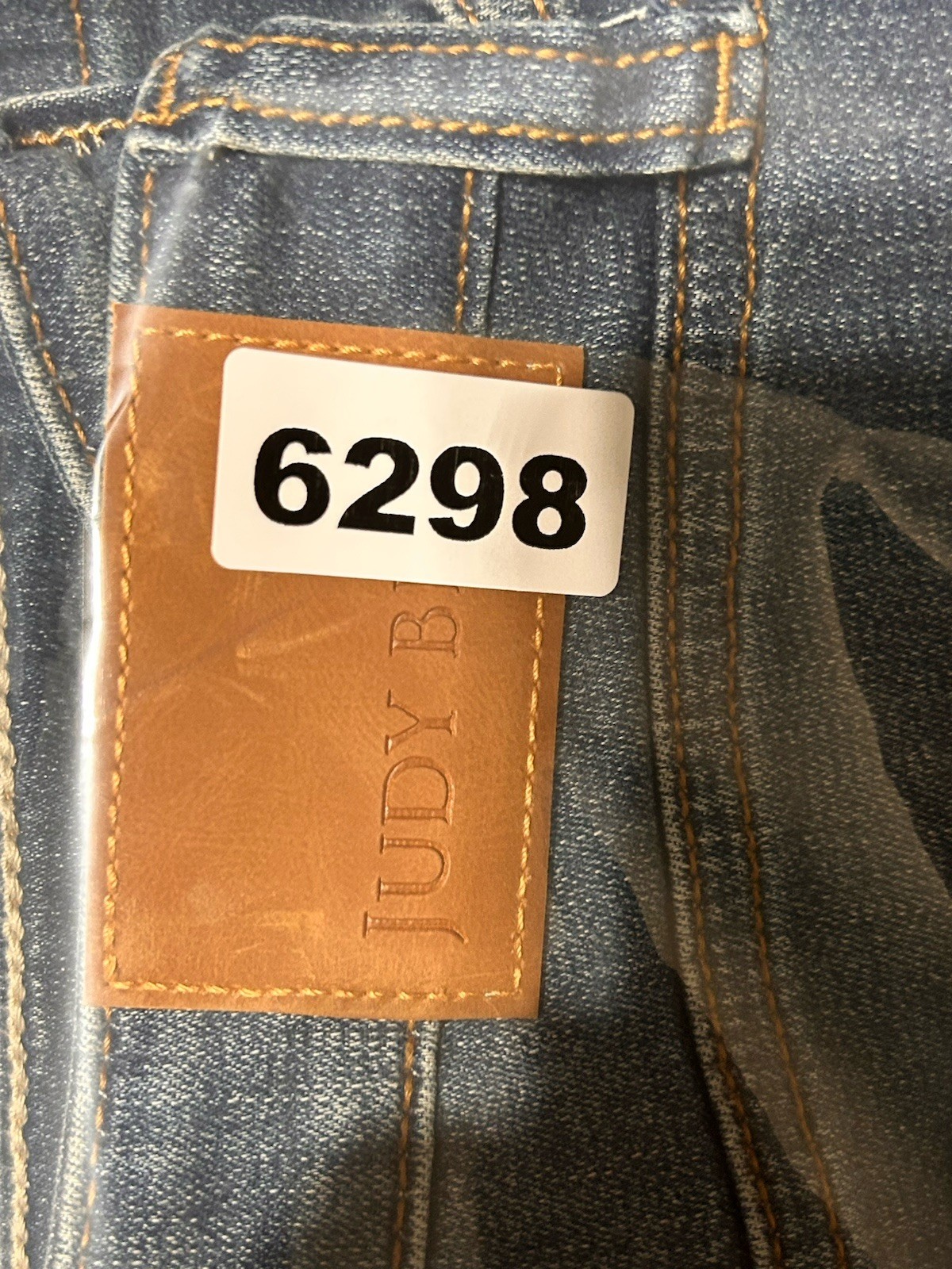Judy Blue Jeans Women’s Sz 5/27 High Waist Straight Distressed Fade JB8601 DK