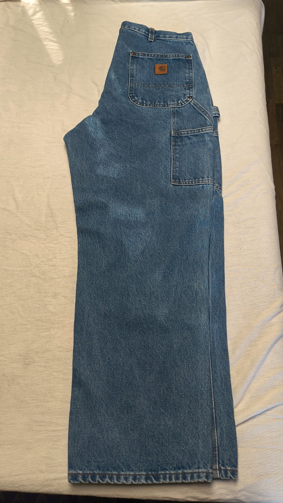Carhartt Relaxed Fit Rugged Flex Utility Logger Jeans Mens 38×30 dungarees