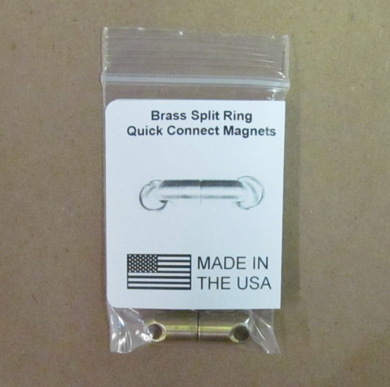 Quick Disconnect Magnet Valet Keychain Release N52 Brass 6 lb 2.5kg Link B