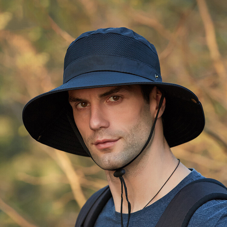 Men Ear Flap Wide Brim Sun Boonie Hat Neck Cover Cap Visor Army Fishing Outdoors