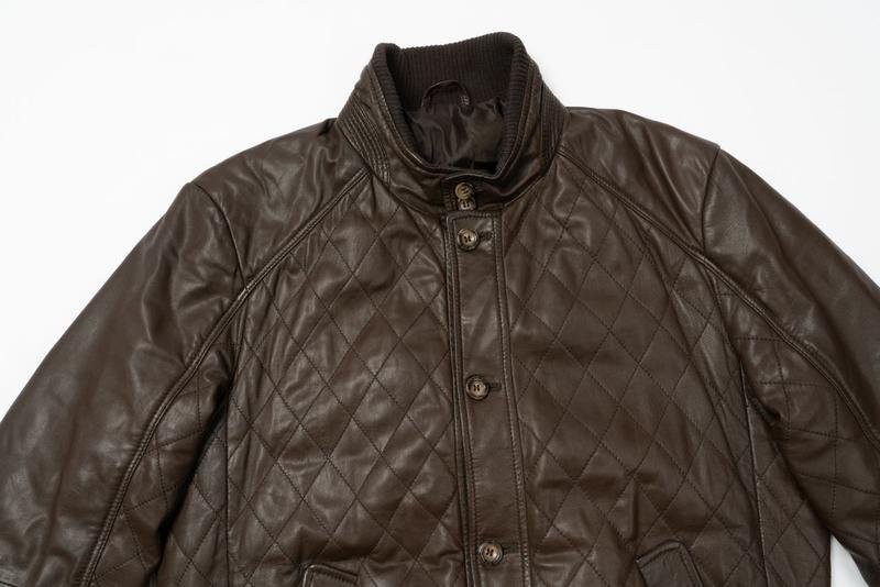 Men Brunello Cucinelli Jacket Brown Leather 40 /L