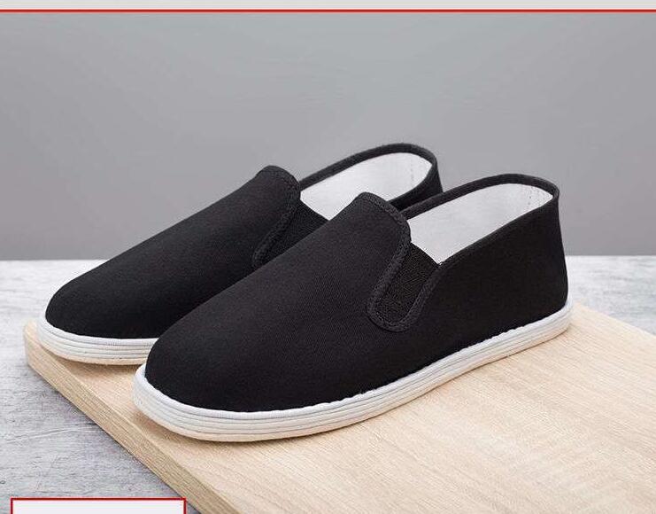 New Men’s Chinese Kung Fu Shoes Martial Art Cotton Sole Tai chi Slipper Casual