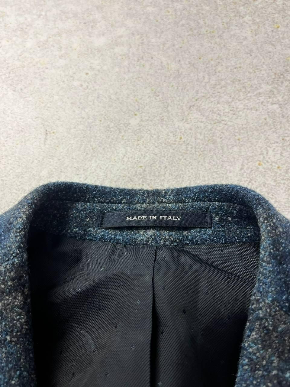 DDP Vintage Tagliatore Blue Plaid Wool Blazer Sport Coat Size IT 44R