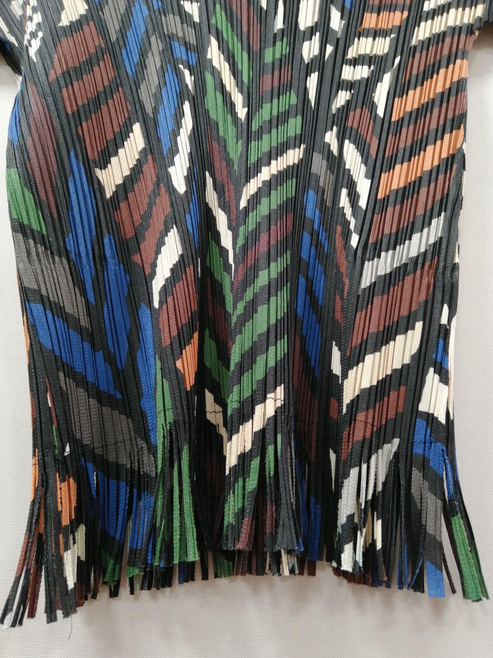 Pleats Please All-over Pattern Pleated Top, Size 3, Women’s T-shirt