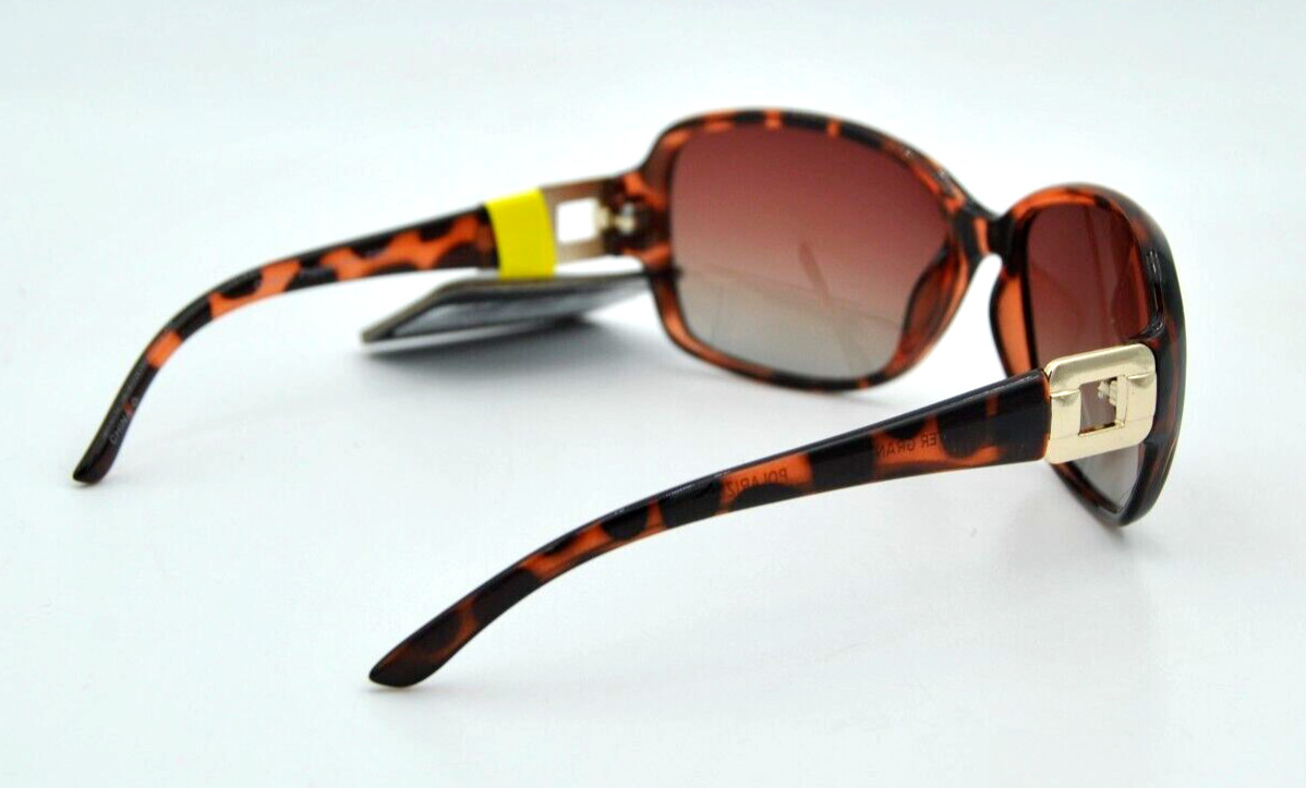 Foster Grant MaxBlock Brown POLARIZED Sunglasses POPPET POL 100% UV Protection