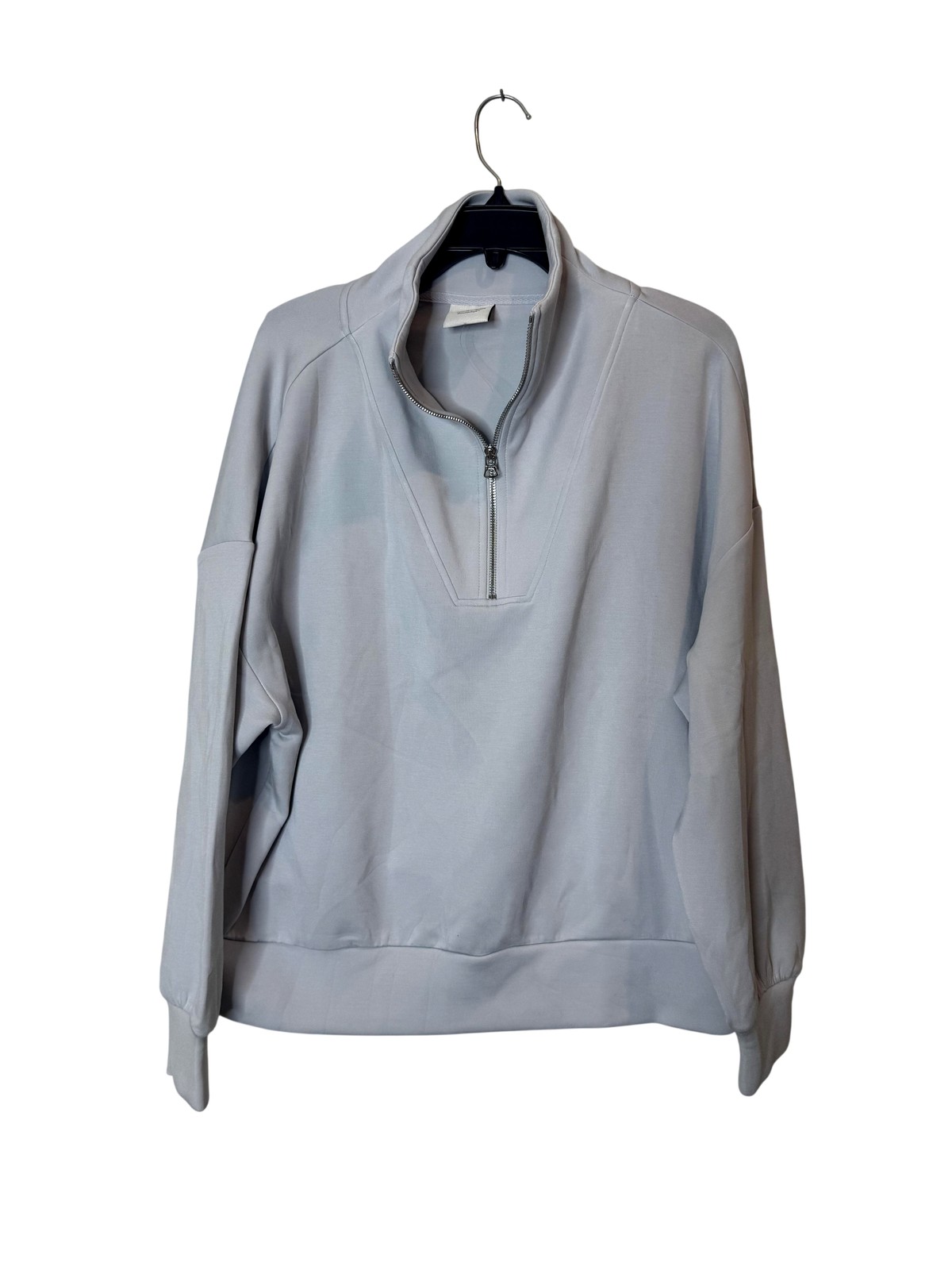 Varley Hawley Half Zip Sweat Sweatshirt Womens Large Gray DoubleSoft Pullover