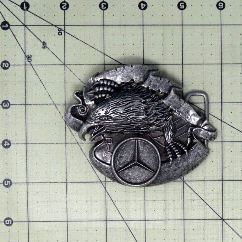 Mercedes Benz Promo Belt Buckle Eagle Limited Edition # 531 / 999 Vtg .QRT571