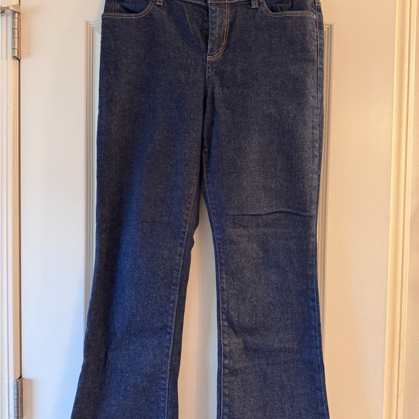 Talbot’s Bootcut Jeans Womens 10P Petite Dark Wash Mid Rise Stretch 98% cotton