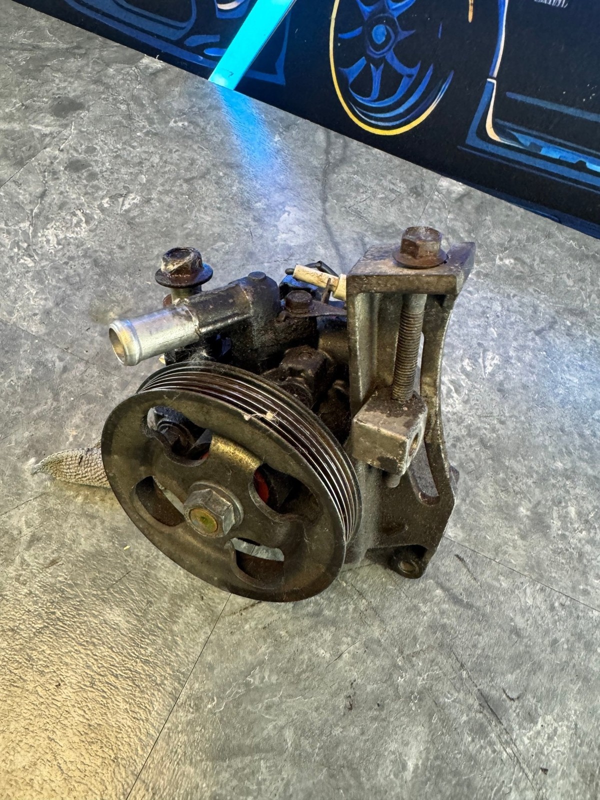 2004-2007 Subaru Impreza WRX STi OEM Power Steering Pump Mount