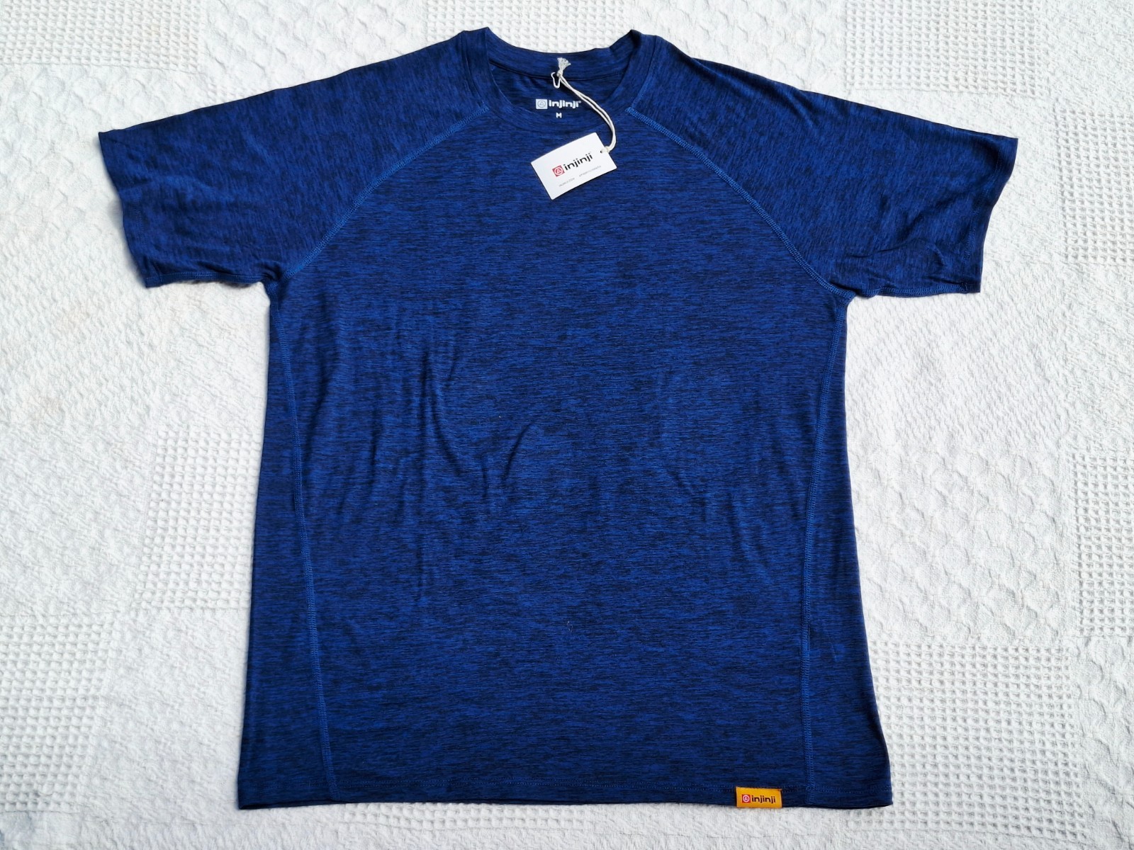 Injinji Performance Mens T-Shirt Short Sleeve Running Gym Workout Medium