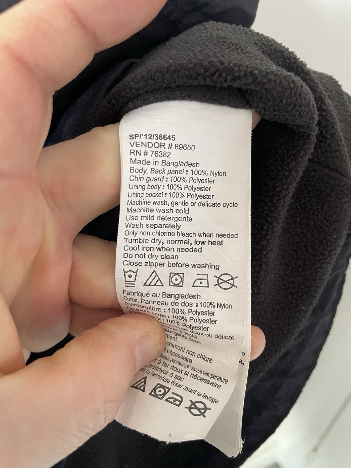 Timberland Gilet Large Waterproof Breathable Lined Blue