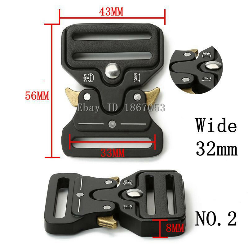 125cm Quick Release Men Tactical Buckle Belt Military Nylon Belt Training Strap