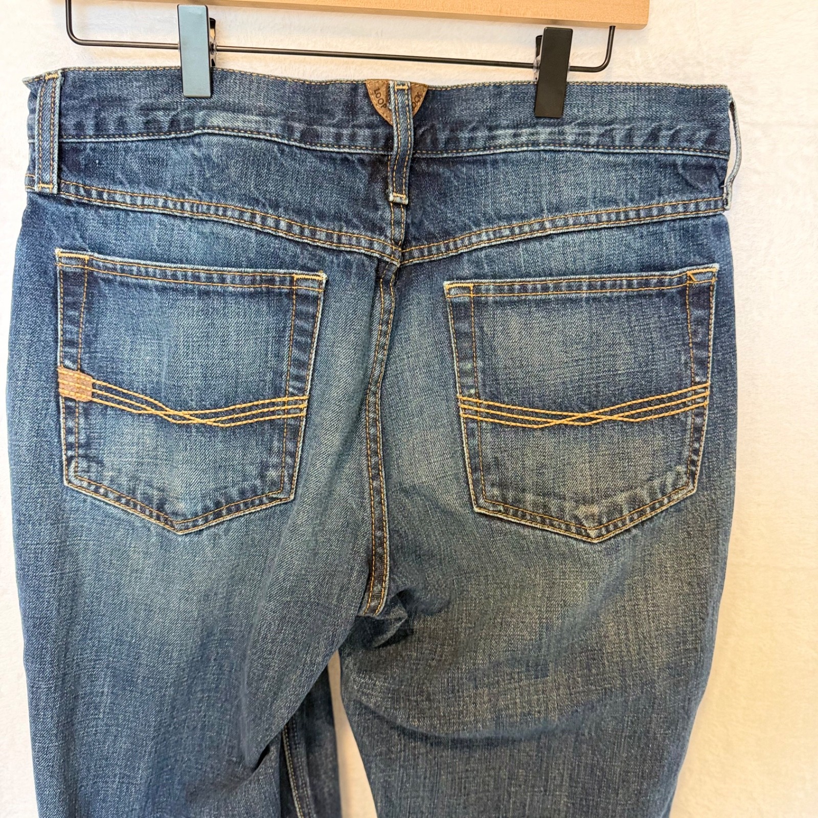 Ariat M7 Rocker Boot Men’s 33×36 Western Stretch Boot Cut Blue Jeans