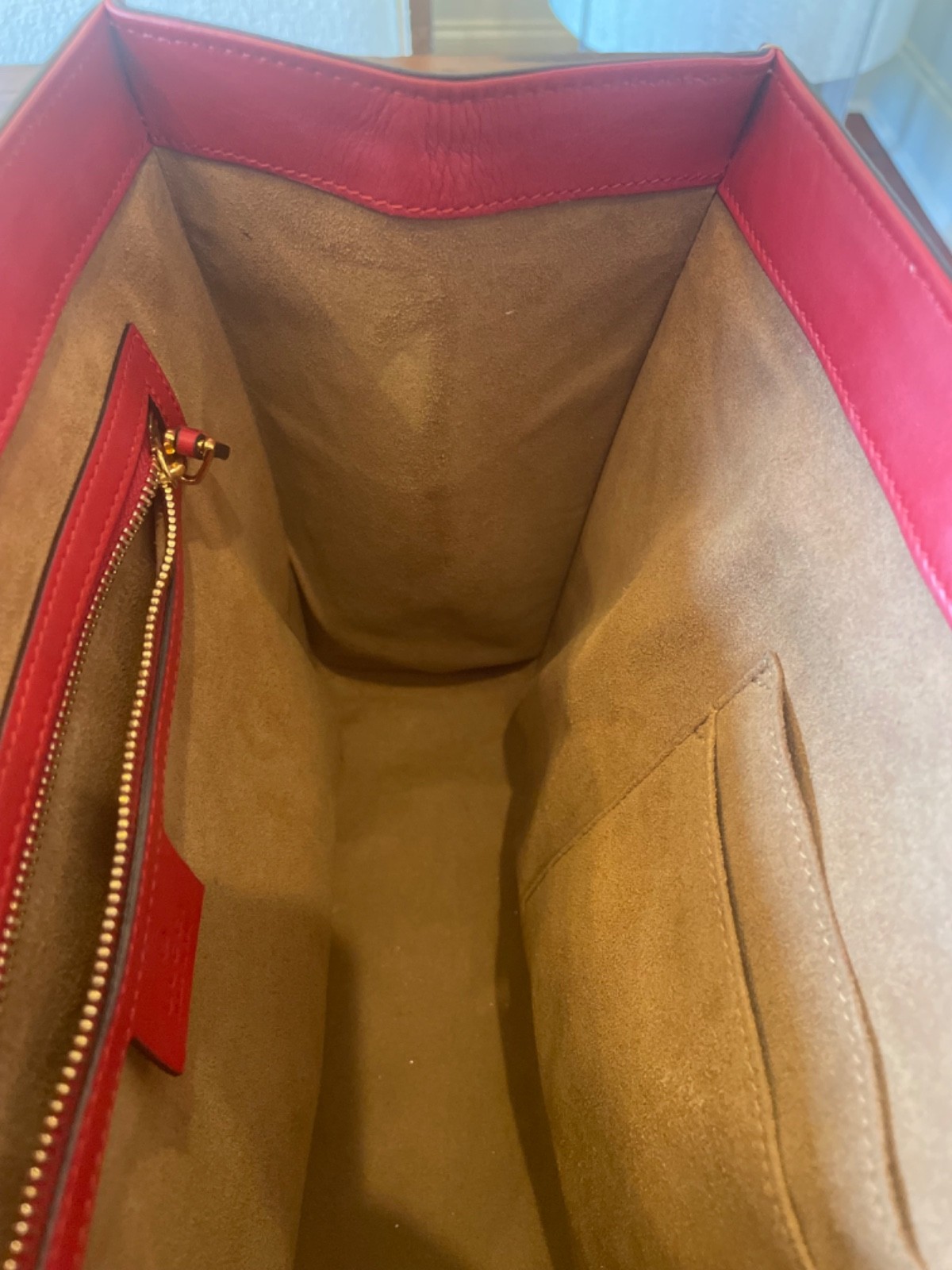 Gucci GG Supreme Monogram Canvas Top Handle Bag Handbag Purse