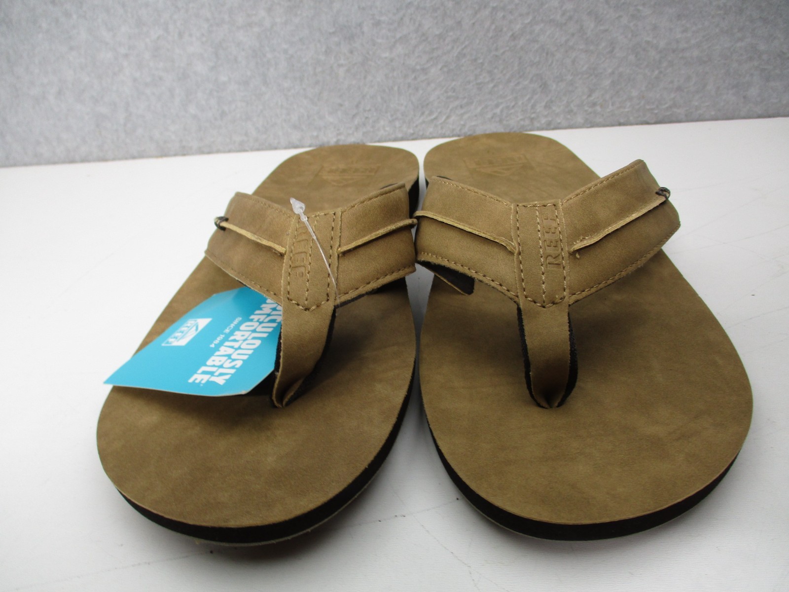 Reef Marbea Flip Flop Sandals Mens Sz 9 Bronze Brown (Tan)