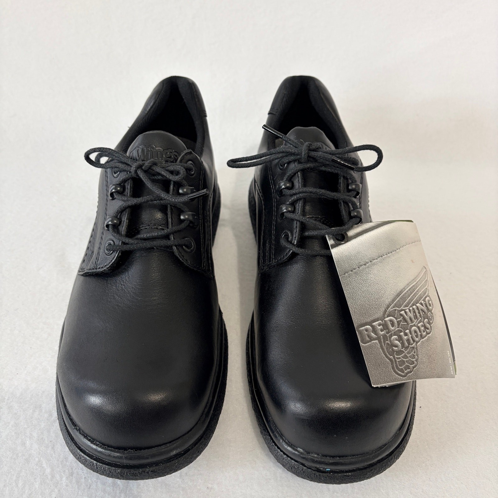 Red Wing Oxford Shoes Men’s 11.5 Black Leather Non Slip Oil Resistant Steel Toe