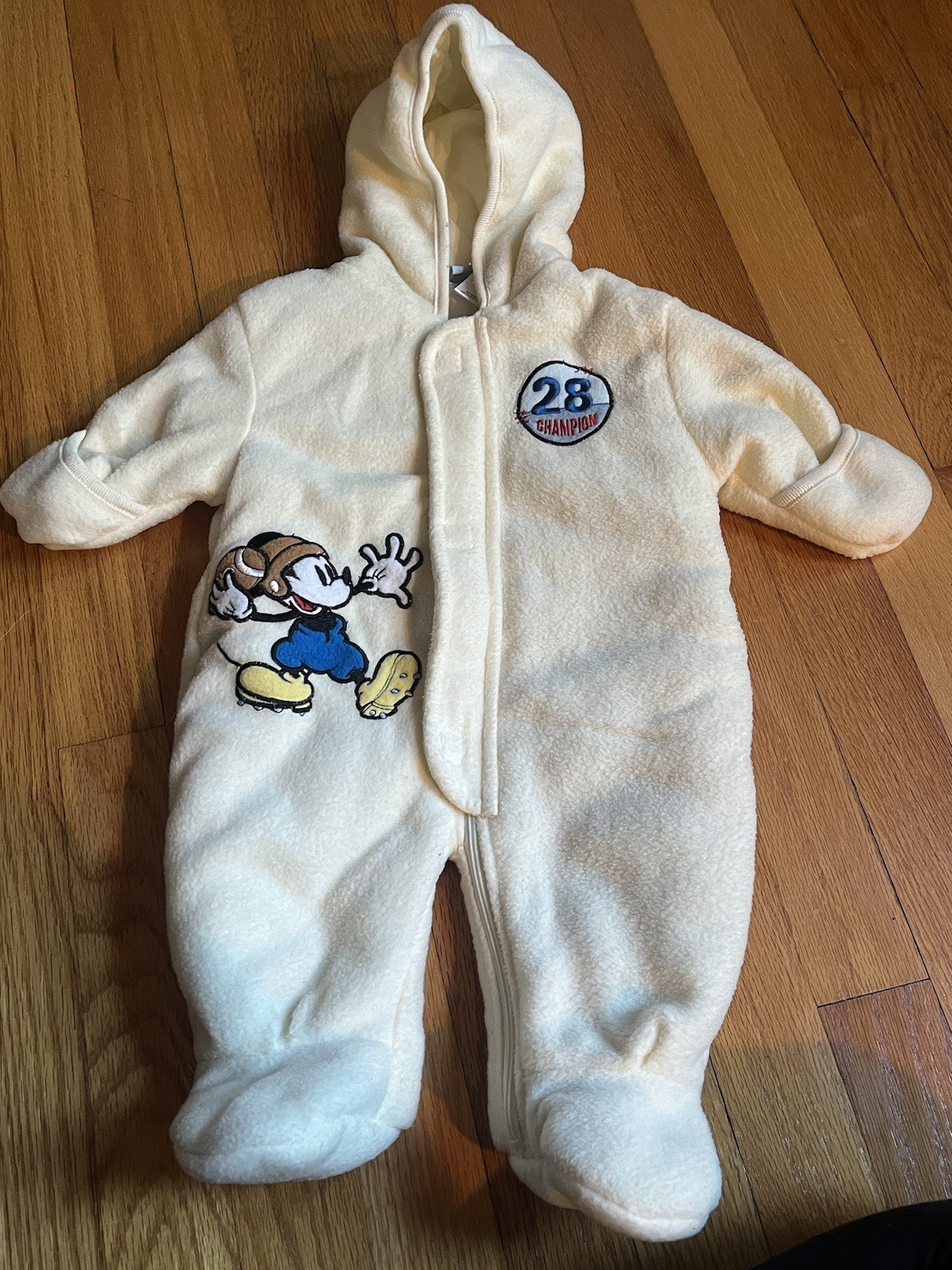 Disney Baby Football one piece 0/3 Months Winter/Fall