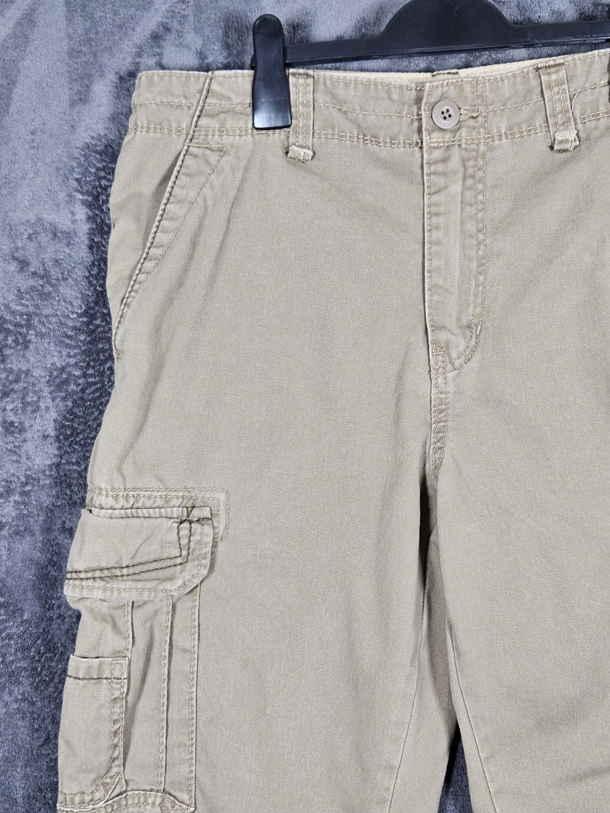Unionbay Cargo Trousers Khaki/Brown Men’s Size W34 L34 Relaxed Workwear