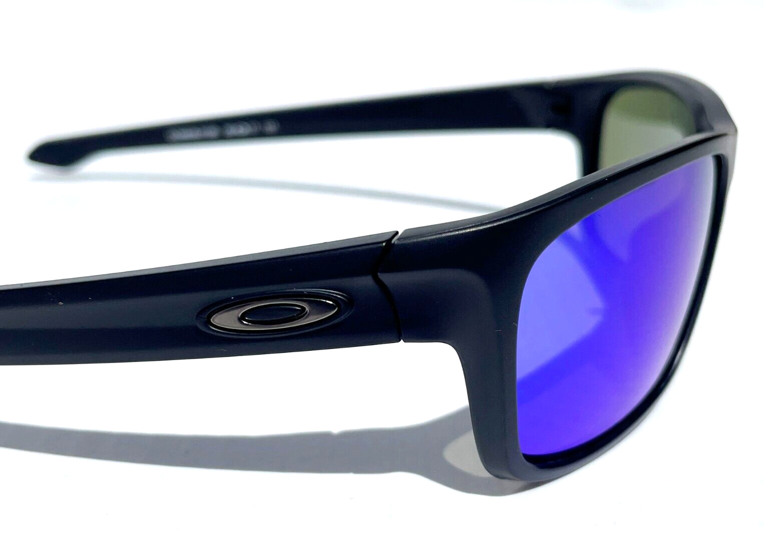 NEW Oakley SLIVER STEALTH Matte Black POLARIZED Galaxy Blue Sunglass Lens 9408
