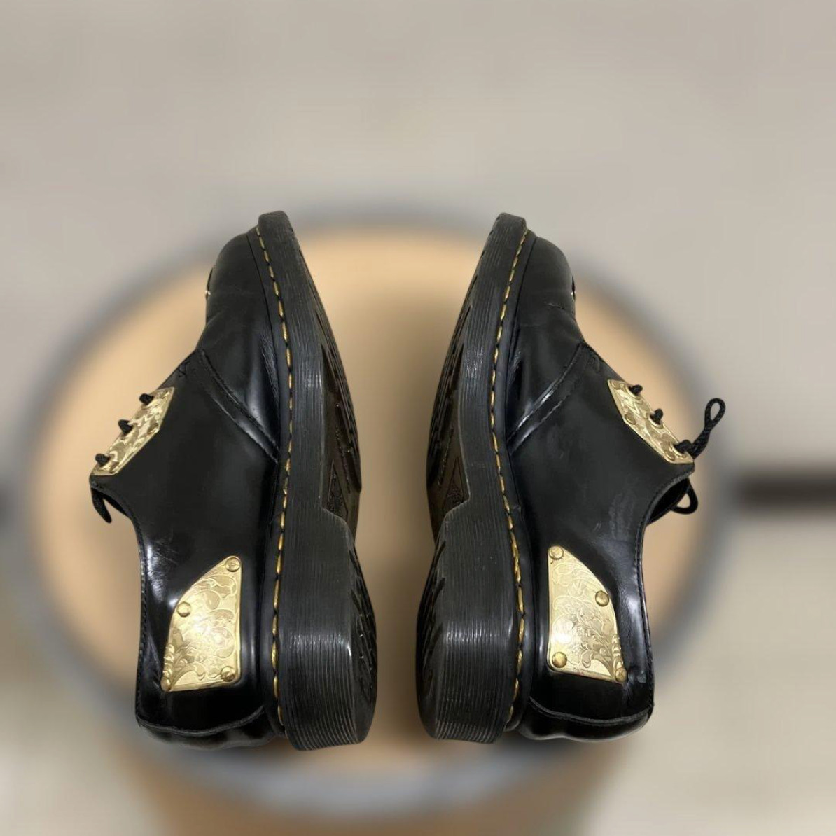 Dr. Martens x KING NERD 1461 Shoe Dress Black Gold US7 UK6 EU39 Men’s