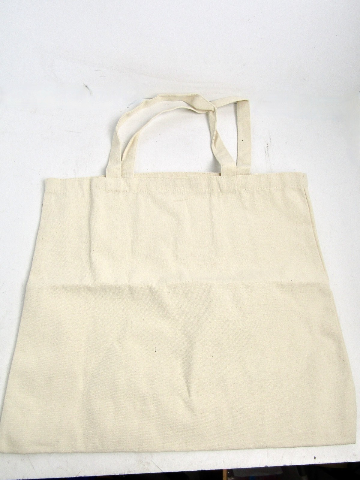 Carpe Logo Print Canvas Tote Bag, Beige/Black, Unisex Adults – NEW