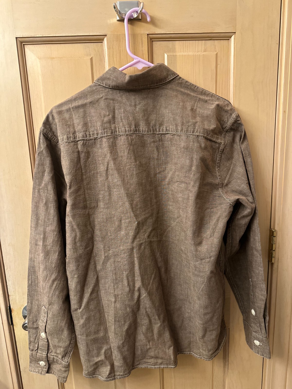 3Sixteen Utility Shirt – Brown Chambray – NEW with Tags