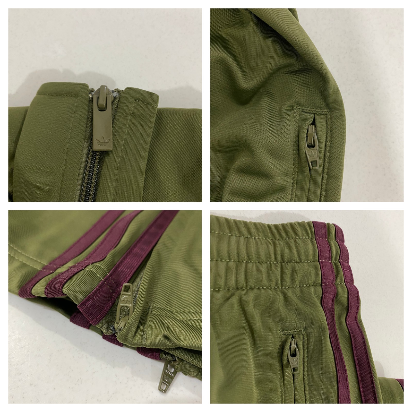 Adidas Originals Classics Firebird Tracksuit Focus Olive Maroon Size XL