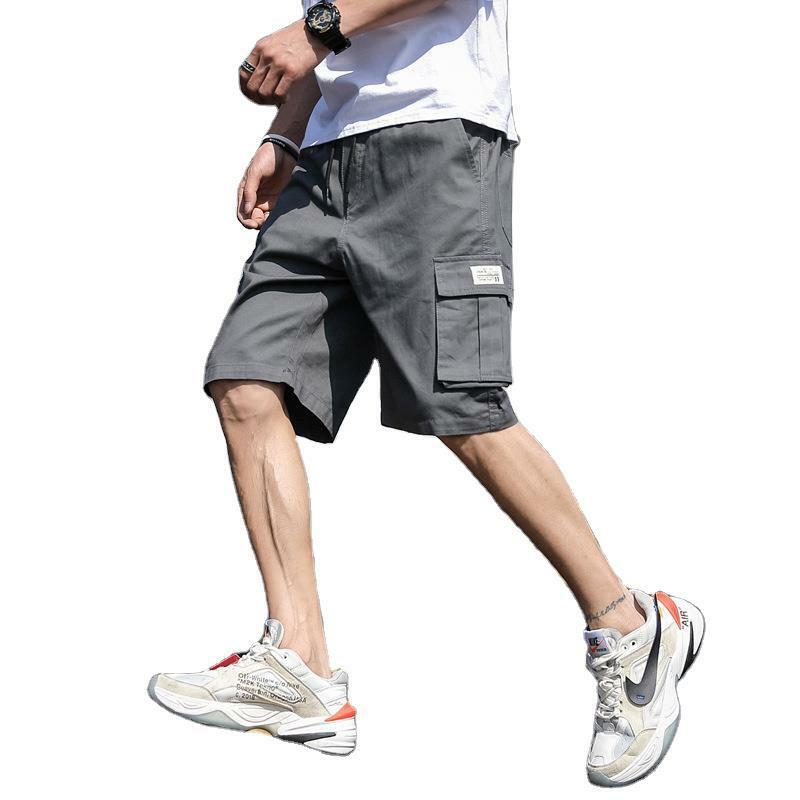 Men Casual Fashion Chino Cargo Shorts Pants Multi Pockets Summer Beach Trousers