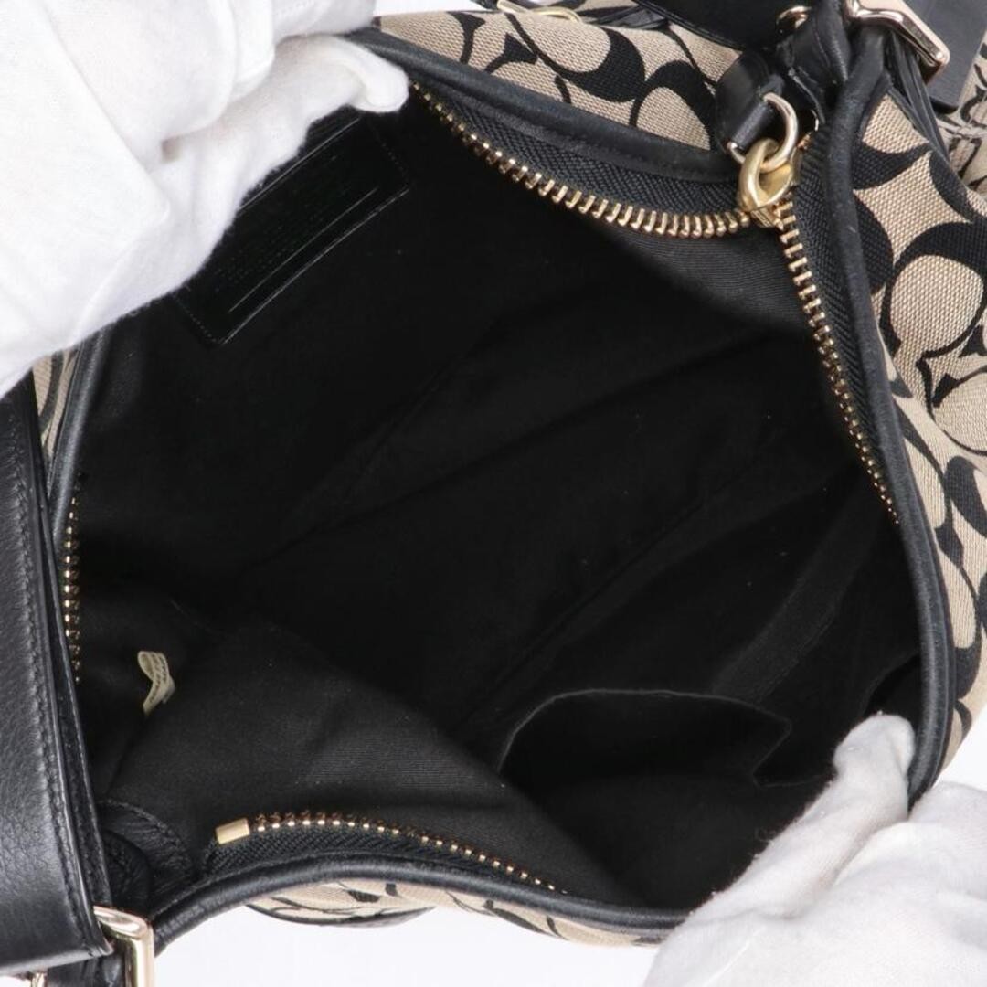 COACH Signature 2WAY Shoulder Bag 32684 F14 AB Rank 18 Used 6a