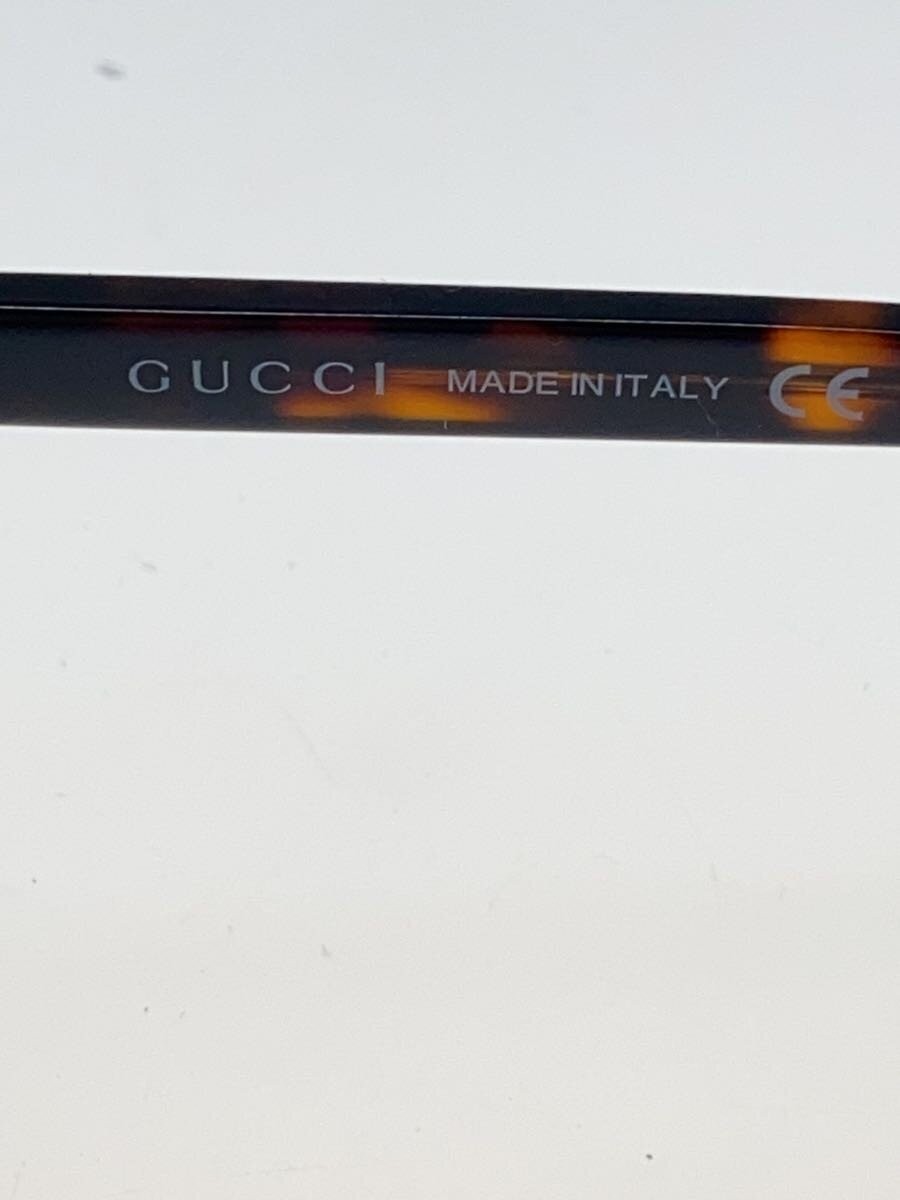 GUCCI Sunglasses Tear Drop Plastic BLK BRW Mens GG2220