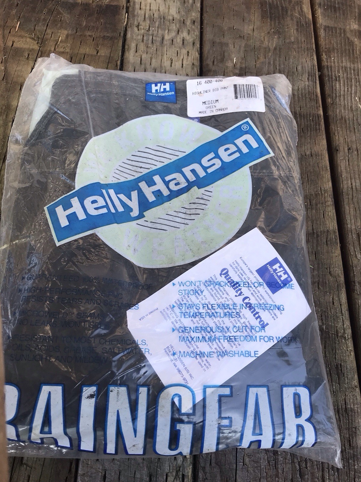 helly hansen rain jacket mens medium