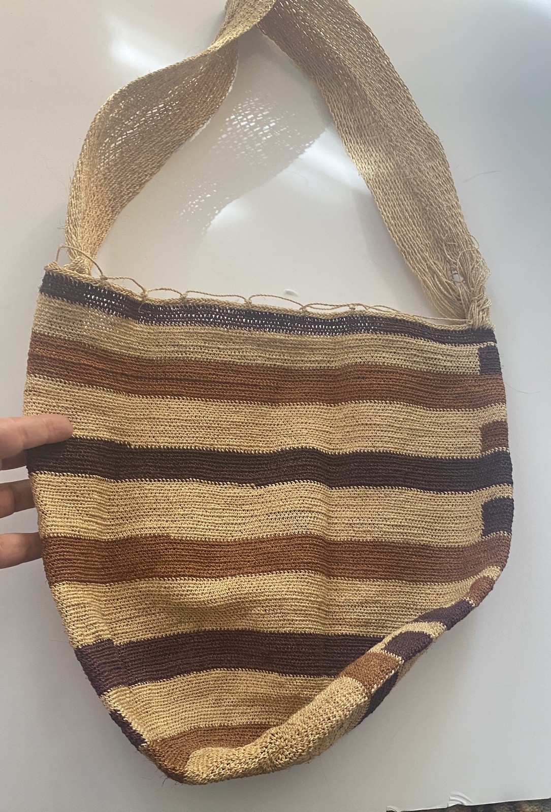 Handmade mochila bag kogi indigenous South America ethnic textiles textile agave