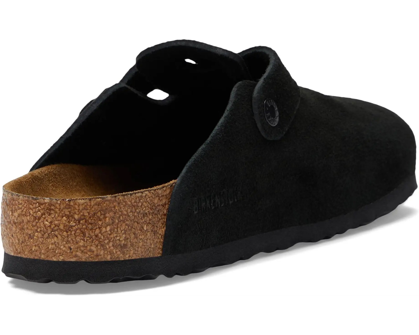 Birkenstock Boston Black Suede Leather Clog Shoes Narrow/Wide EU 37-45 Unisex