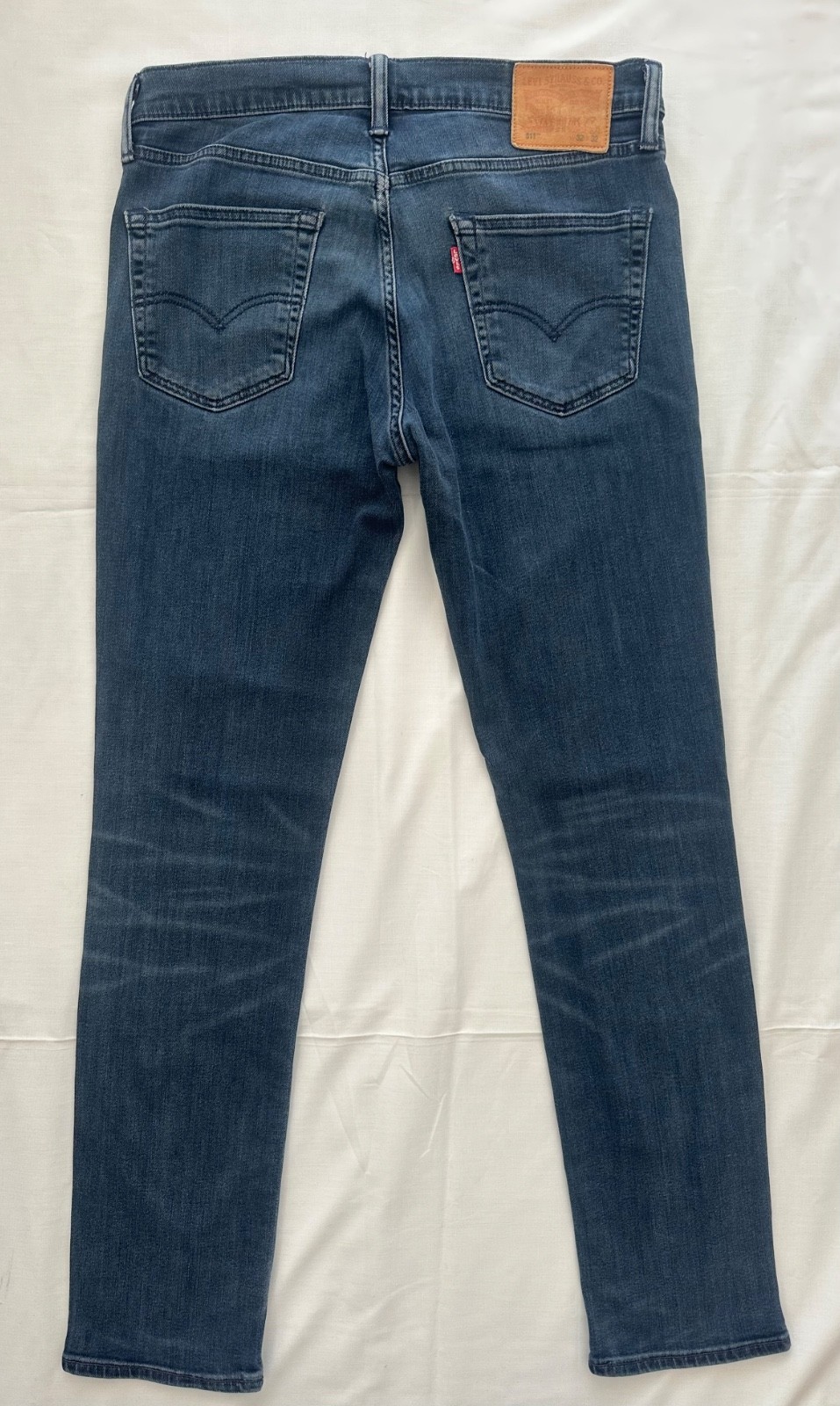 Levi’s 511 Men’s Slim Fit Dark Wash Jeans Size W32 L32 Stretch Denim