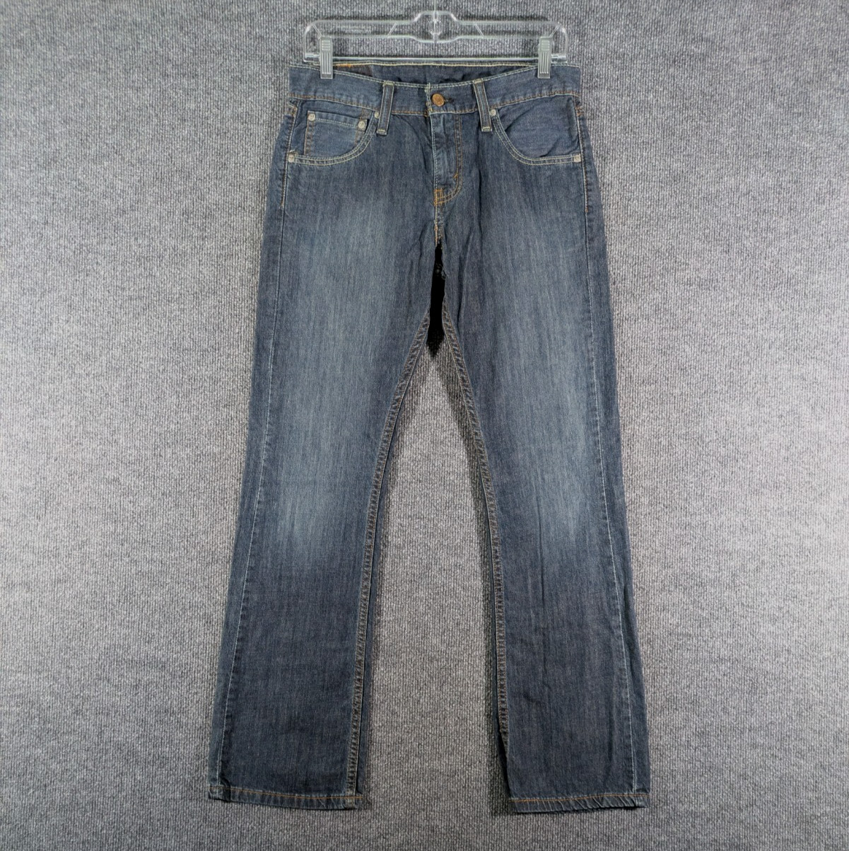 Levis 527 Slim Bootcut Jeans Mens 29×30 Medium Wash Blue Denim Low Rise Cowboy