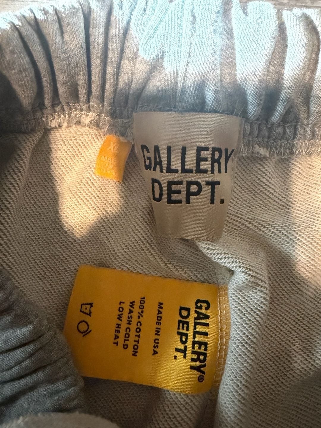 Gallery Dept. Flared Paint Splatter Sweatpants in Grey