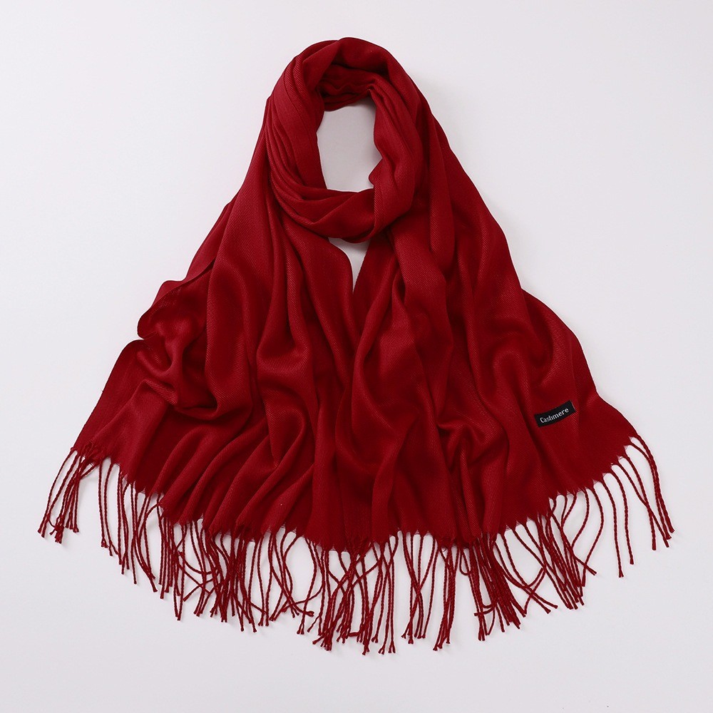 Womens Mens 100% Cashmere Scotland Oversized Blanket Wool Scarf Shawl Wrap Solid