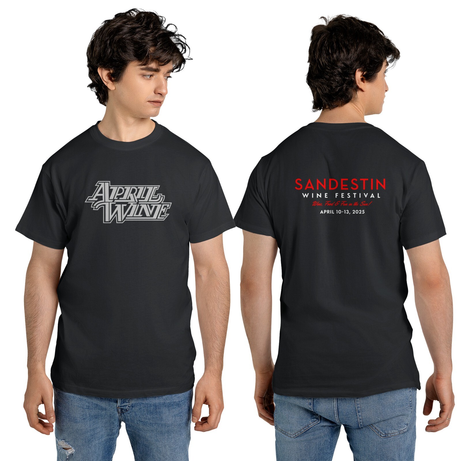 April Wine at The Amp at Log Still T-Shirt Funny Size S-5XL Made in USA