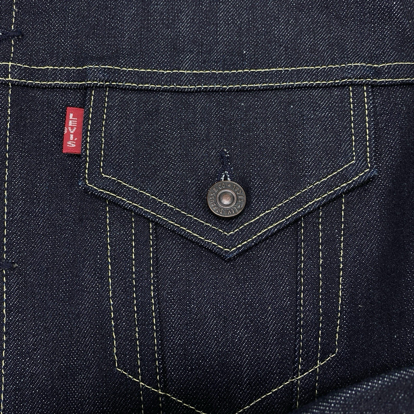 Levi’s Vintage Clothing 1961 557 Trucker Jacket Size L Made in Japan LVC