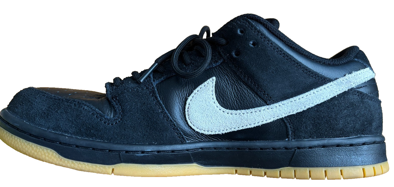 Nike SB Dunk Low Pro Black/White-Black Gum Men’s Size 10.5