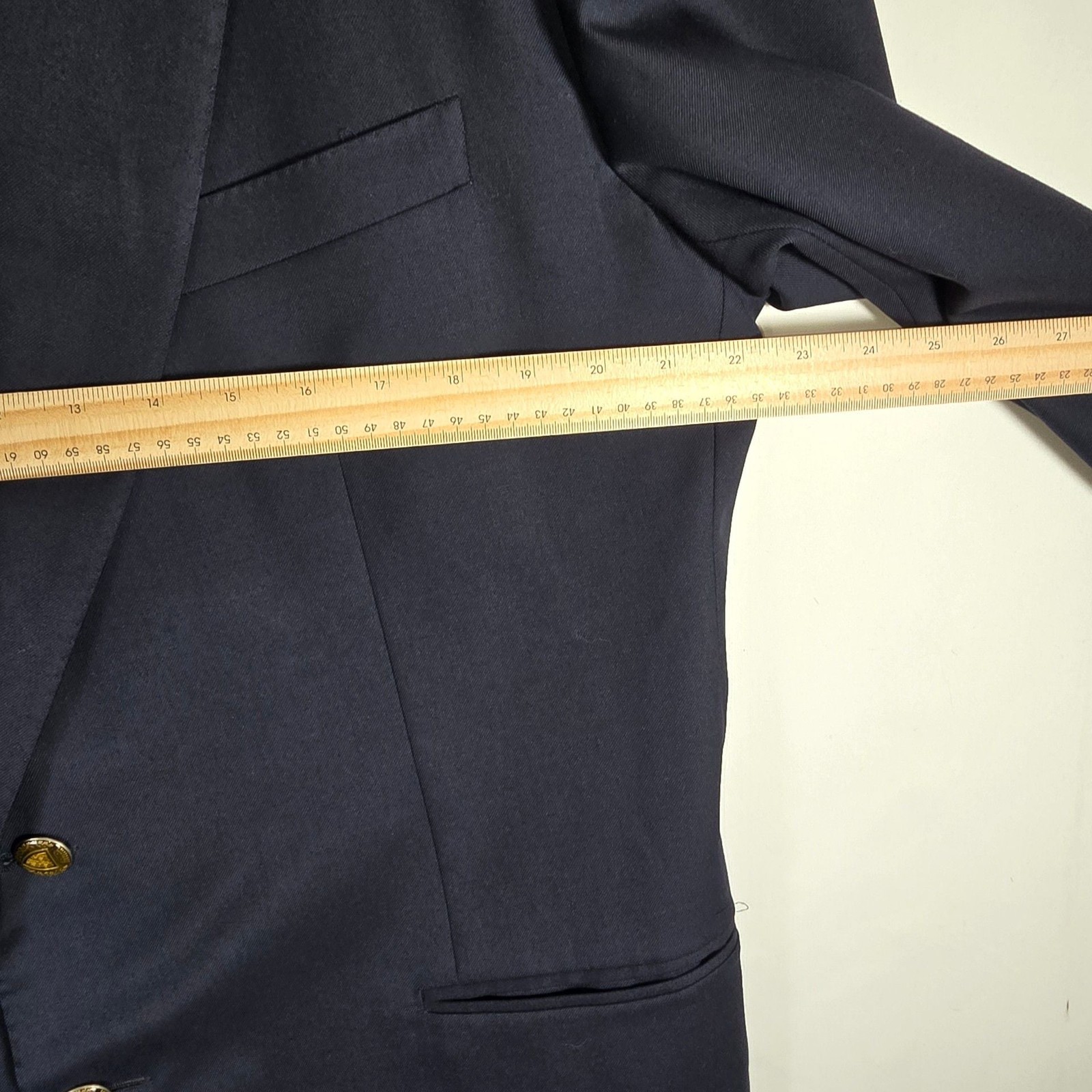 Corneliani Vogue Navy Blue Blazer Super 100’s Extra Fine Virgin Wool