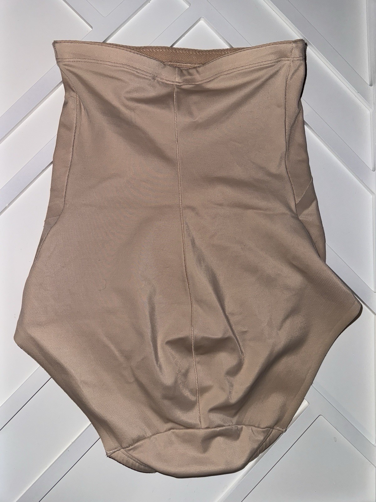 TC Fine Intimates Shape Wear Panties 4435 Beige Stretchy Tummy Control Small