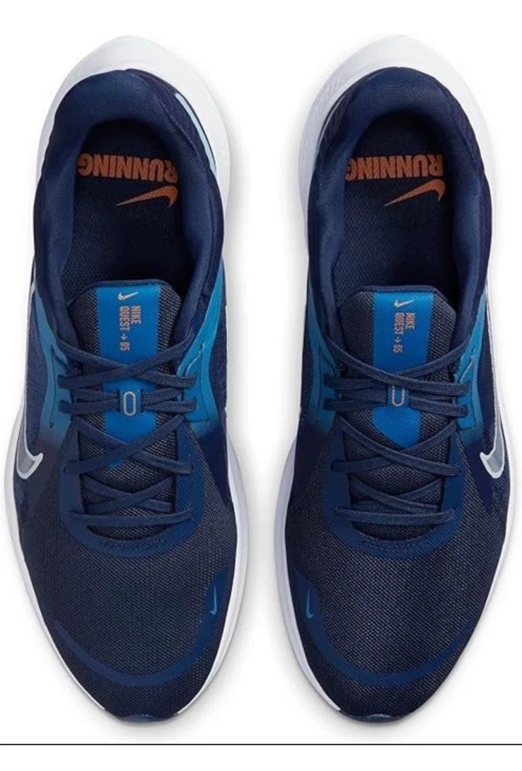 Nike Men’s Quest 5 Midnight Navy Pure Platinum Size 11 (DD0204 400) *NEW*