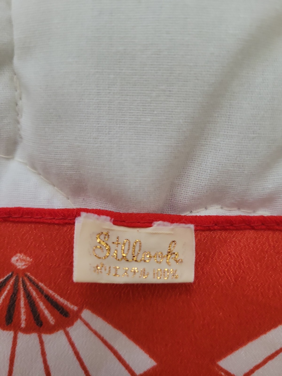 Stllook Red White Hand Fans Design Scarf 29×28 Inches