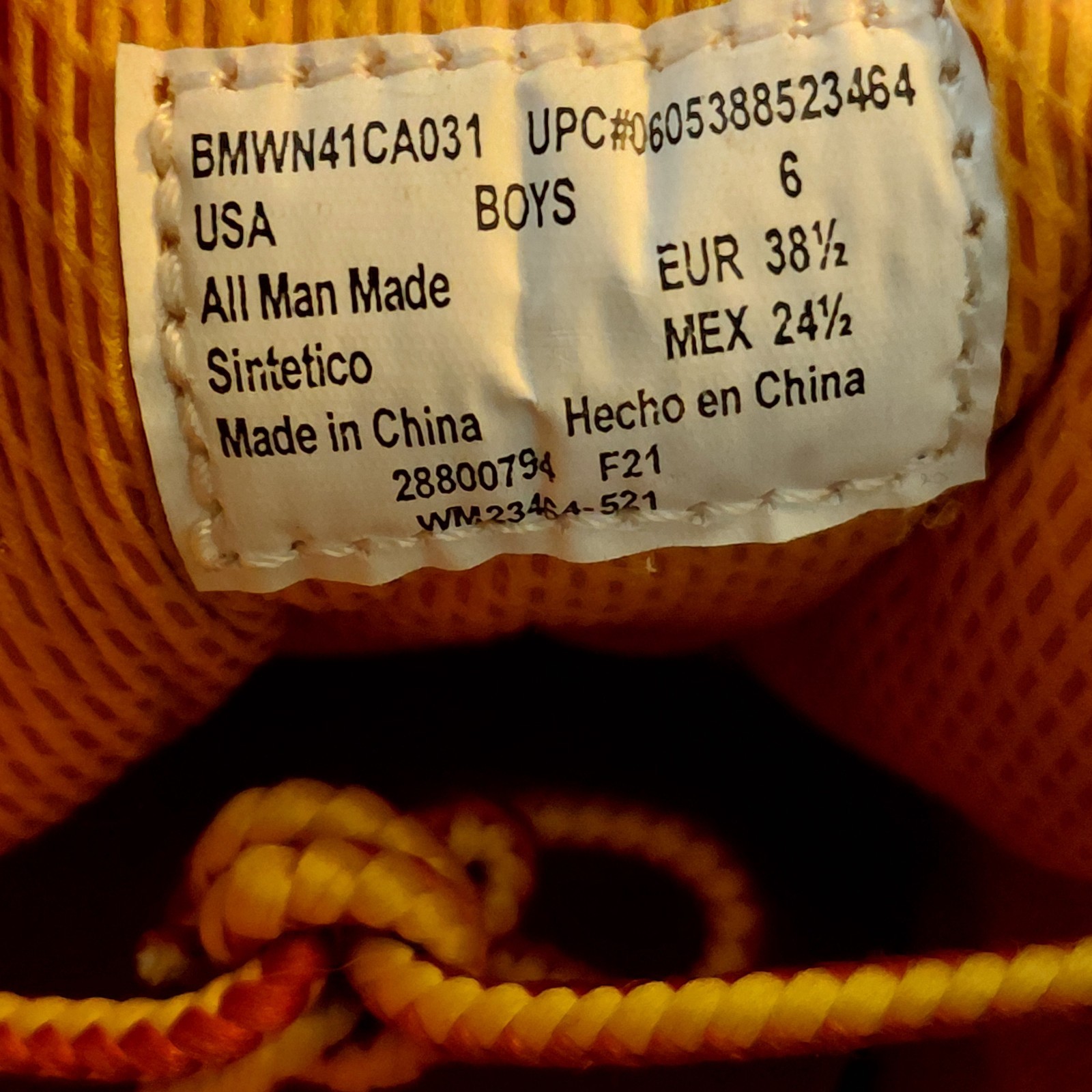 Wonder Nation Boys Tucker Boots, Size 6 Wheat Excellent Condition