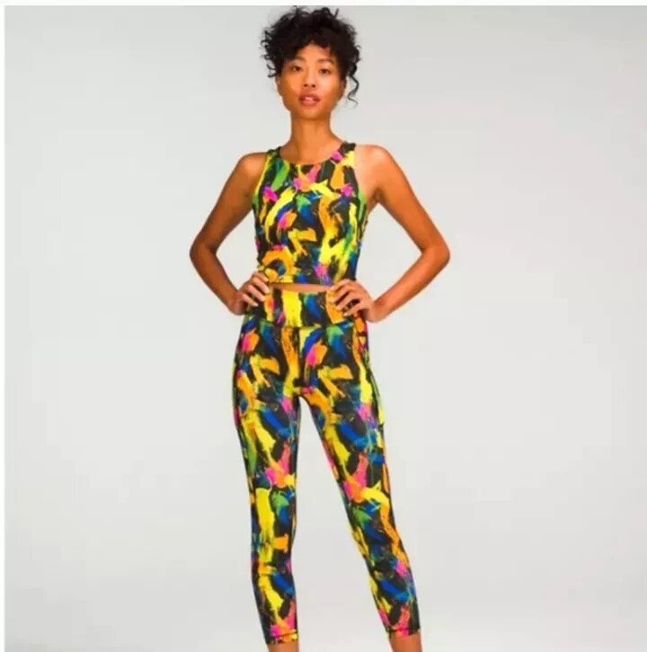 Lululemon Invigorate High-Rise Tight 25″ in Undertone Black Multi Size 6 – NWT