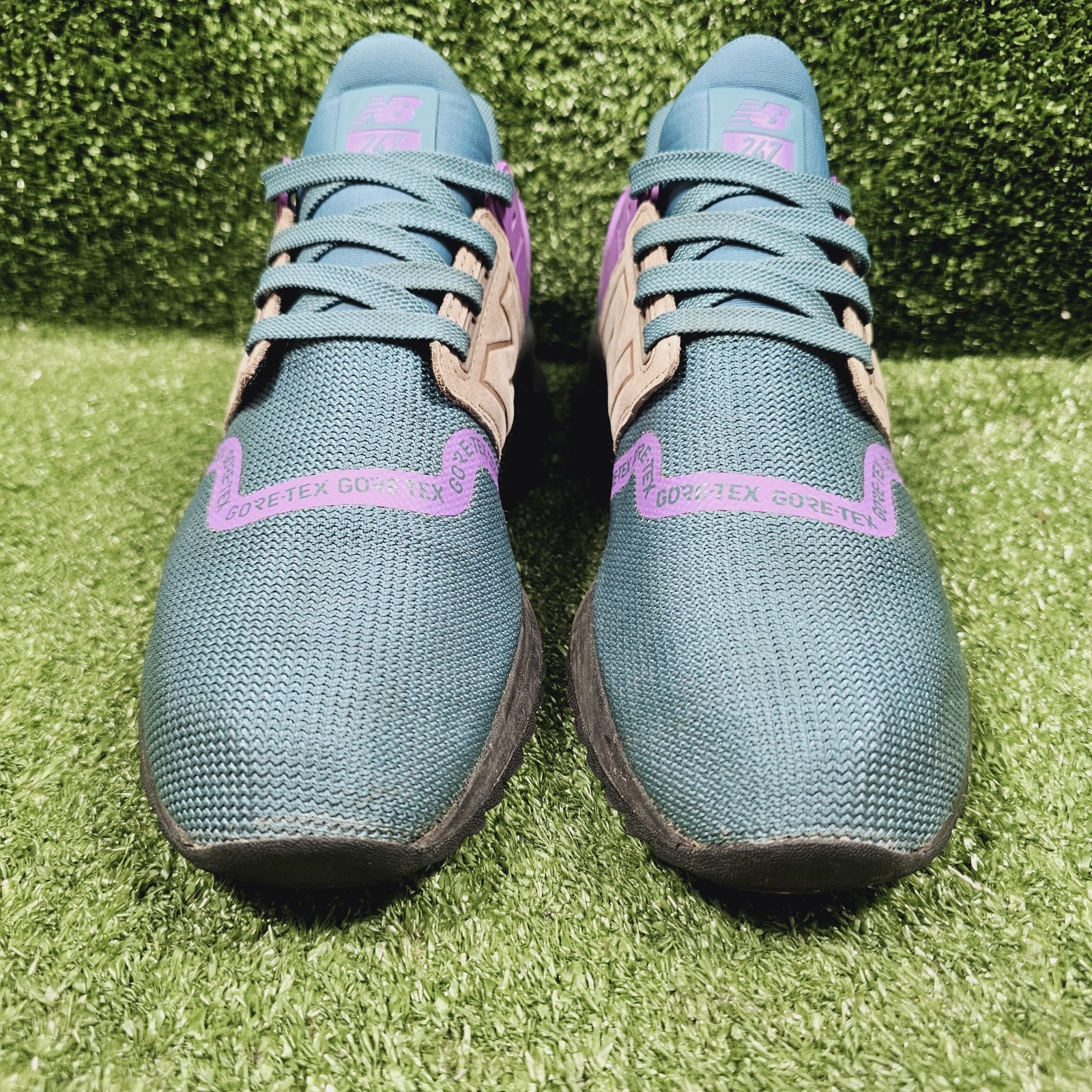New Balance 247v2 Gore-Tex Blue Aster Purple Athletic Sneakers Mens Size 8