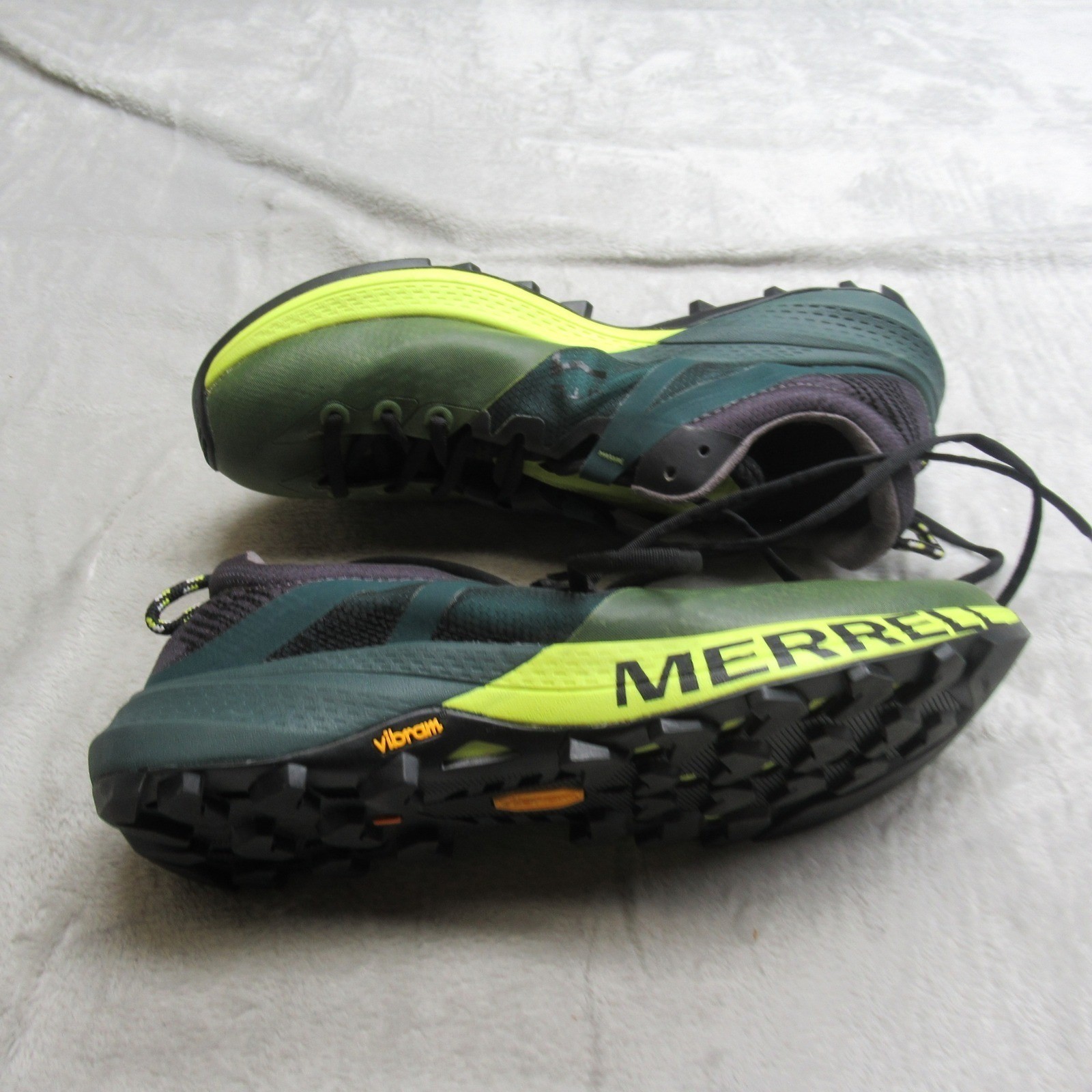 Merrell Womens Trail Running Shoes 10 Green MTL MQM Lightweight Waterproof Hike