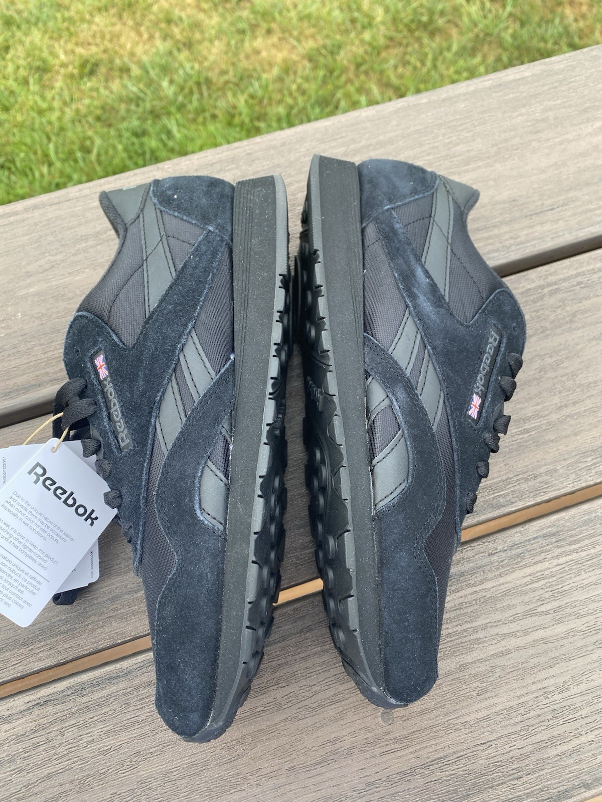 100033377 Reebok Classic Nylon – Triple Black Size M8.5/ W10 Brand New In Box